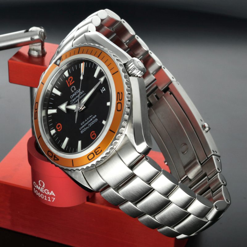 c.2010 Omega Seamaster Planet Ocean 600M Ref. 2280.50.00 – 45,5mm Automatico – Ghiera Arancione – Solo Orologio - immagine 3
