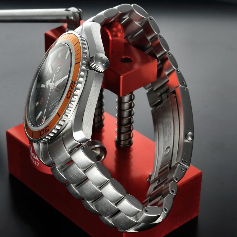 c.2010 Omega Seamaster Planet Ocean 600M Ref. 2280.50.00 – 45,5mm Automatico – Ghiera Arancione – Solo Orologio - immagine 5