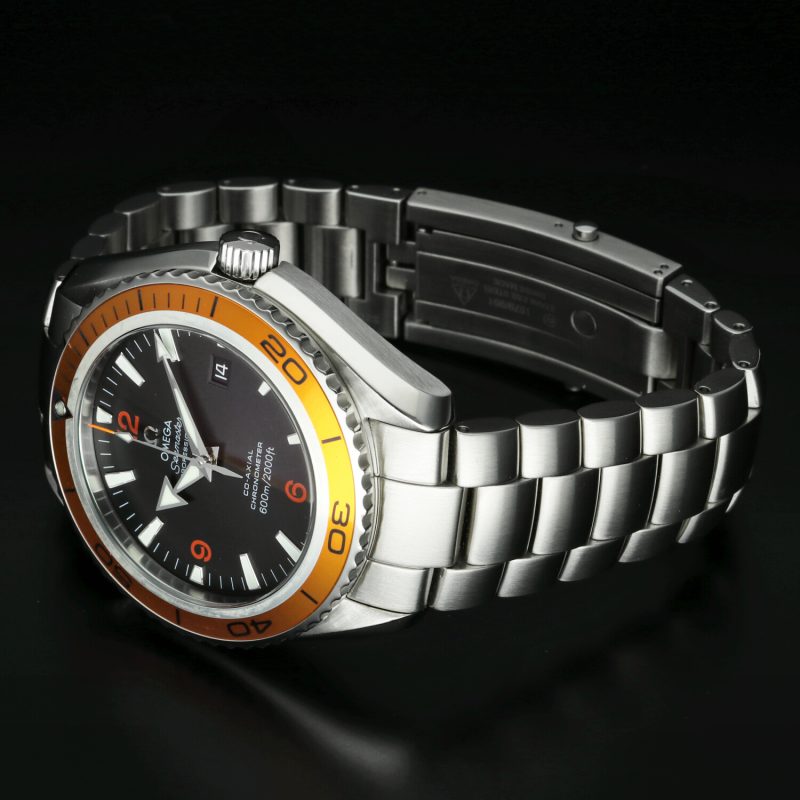 c.2010 Omega Seamaster Planet Ocean 600M Ref. 2280.50.00 – 45,5mm Automatico – Ghiera Arancione – Solo Orologio - immagine 13