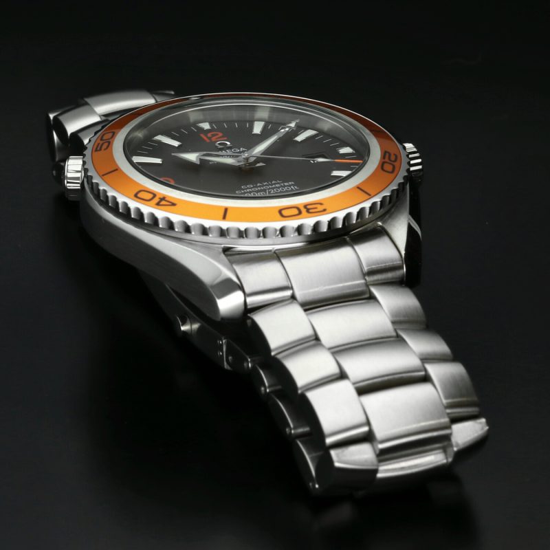 c.2010 Omega Seamaster Planet Ocean 600M Ref. 2280.50.00 – 45,5mm Automatico – Ghiera Arancione – Solo Orologio - immagine 11