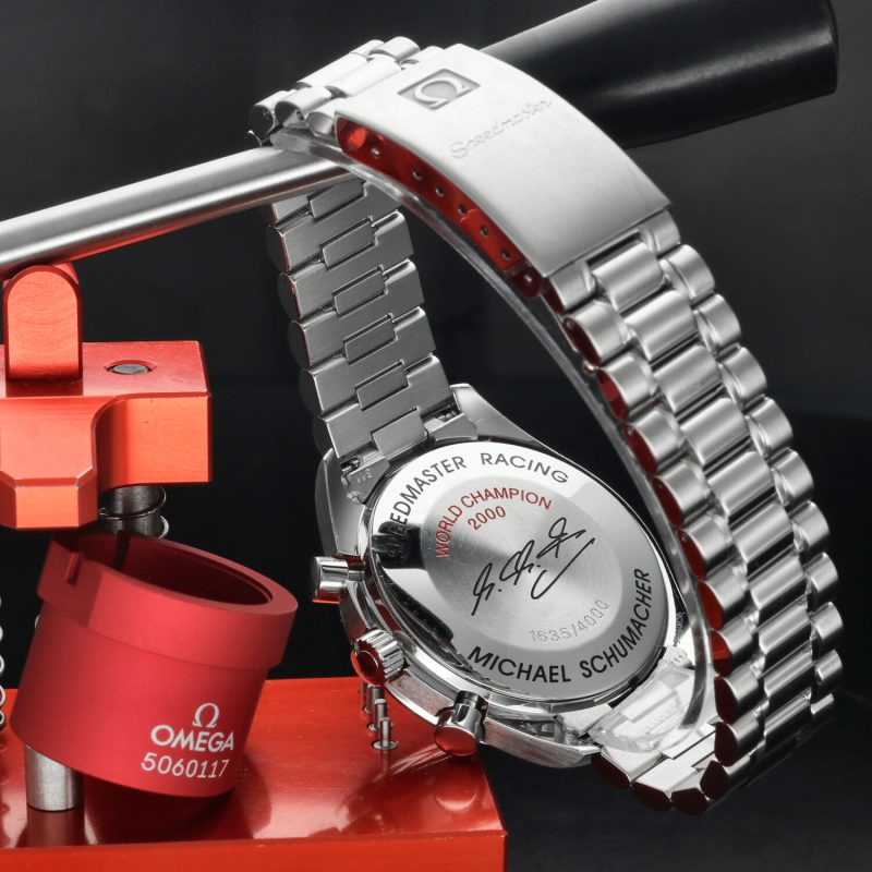 2001 Omega Speedmaster Racing Michael Schumacher LE 3517.30.00 Automatic 39mm – Omega Serviced - Image 9