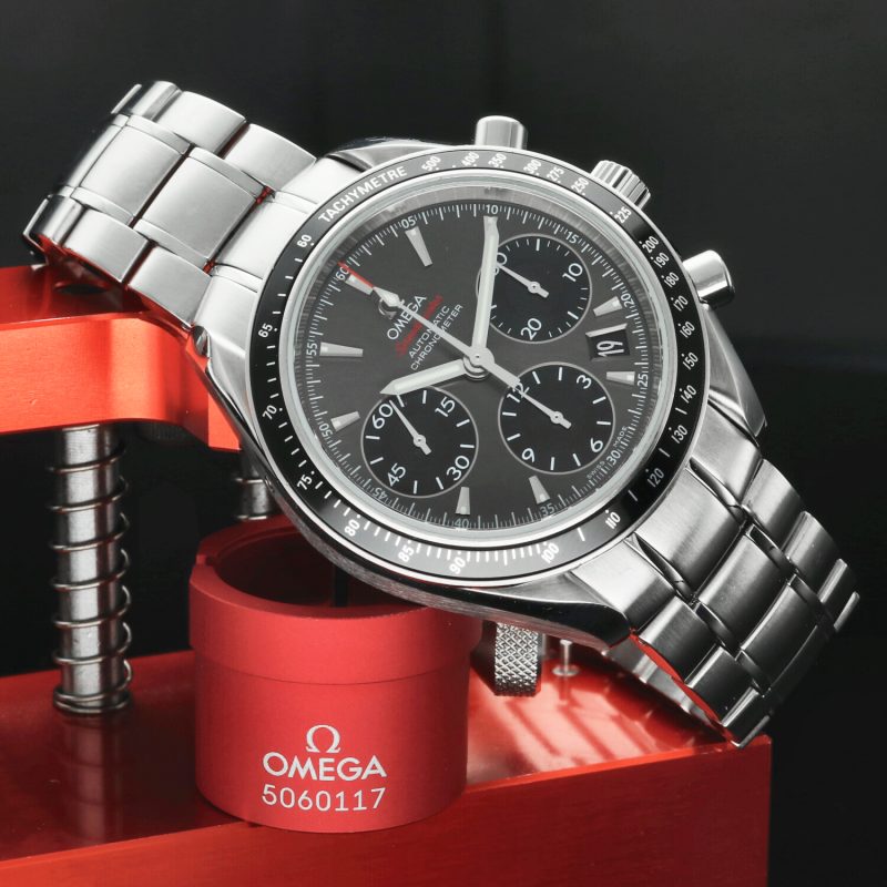 2016 Omega Speedmaster ref. 32330404006001 Mai Lucidato Automatico 40mm Full Set - immagine 2