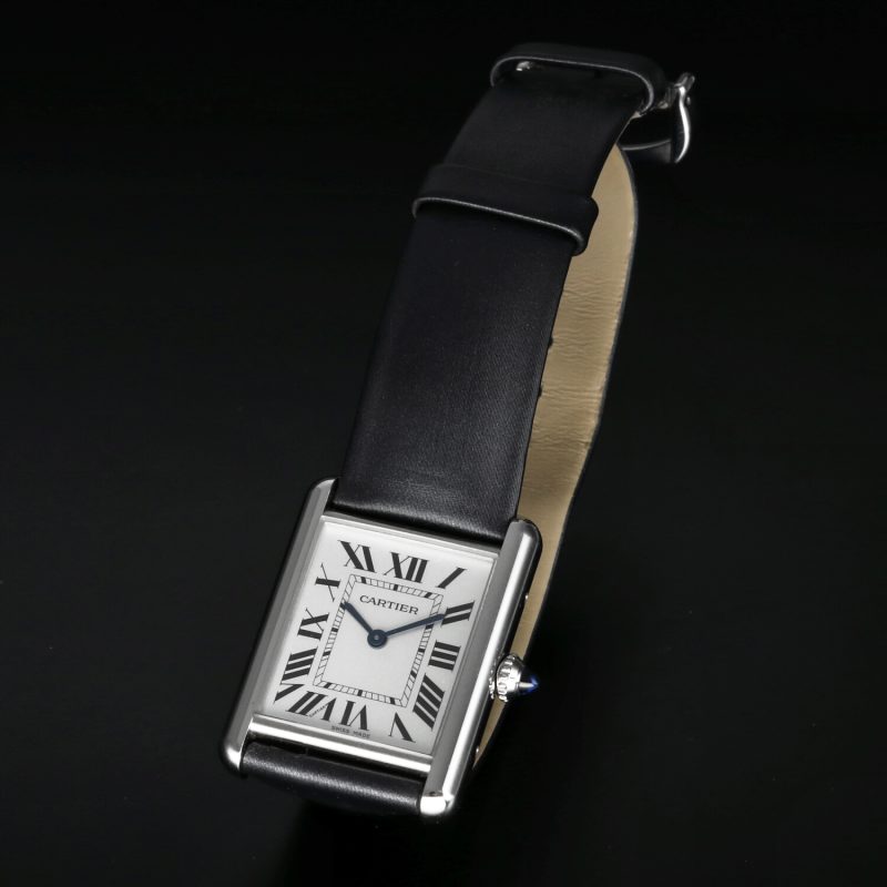 Cartier Tank Must Large WSTA0041 – Orologio 2023 con Cinturino in Raso, Full Set e Garanzia Cartier fino al 2031 - immagine 12