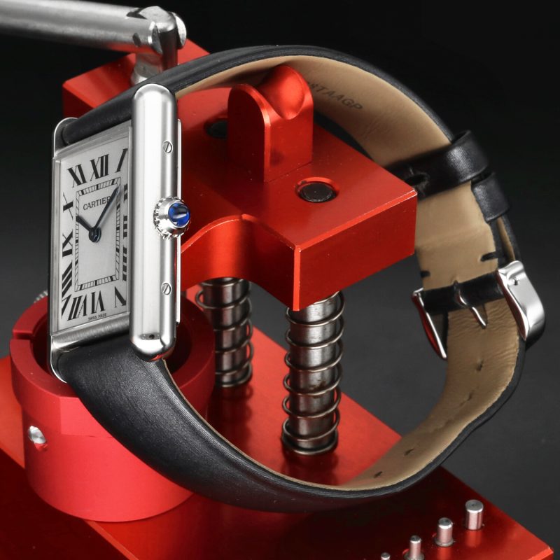 Cartier Tank Must Large WSTA0041 – Orologio 2023 con Cinturino in Raso, Full Set e Garanzia Cartier fino al 2031 - immagine 5