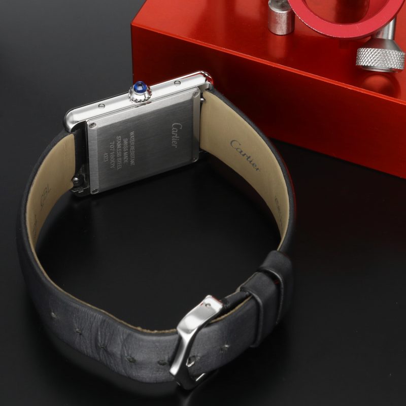 Cartier Tank Must Large WSTA0041 – Orologio 2023 con Cinturino in Raso, Full Set e Garanzia Cartier fino al 2031 - immagine 11