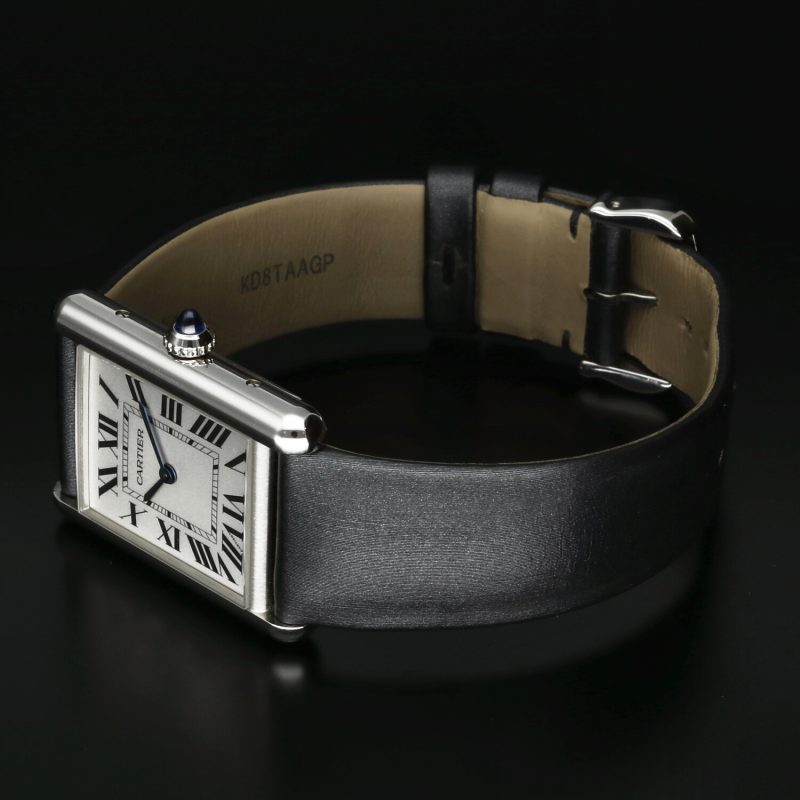 Cartier Tank Must Large WSTA0041 – Orologio 2023 con Cinturino in Raso, Full Set e Garanzia Cartier fino al 2031 - immagine 13