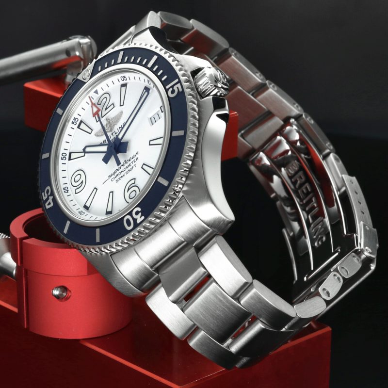 2023 Breitling Superocean 42mm ref. A17366D81A1A1 Automatico Mai Indossato Full Set - immagine 4
