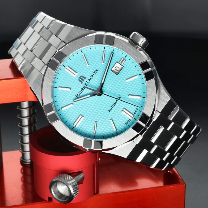 2024 Maurice Lacroix Aikon 42 mm Quadrante Turchese Ref. AI6008-SS00F-431-C – Pari al Nuovo - immagine 2