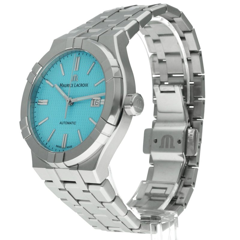 2024 Maurice Lacroix Aikon 42 mm Quadrante Turchese Ref. AI6008-SS00F-431-C – Pari al Nuovo - immagine 15