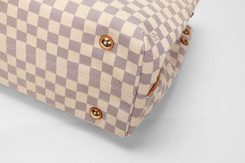 Louis Vuitton Cabas PM Damier Azur "Articles de Voyage" N41376 Pre-Loved Verified by Entrupy - immagine 11