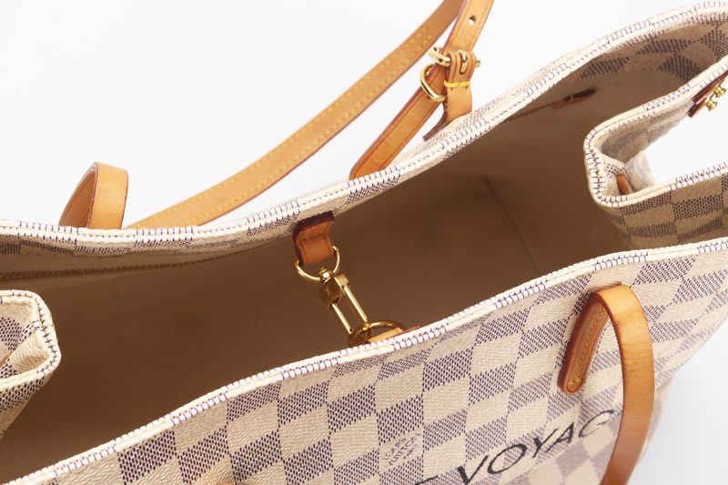 Louis Vuitton Cabas PM Damier Azur "Articles de Voyage" N41376 Pre-Loved Verified by Entrupy - immagine 13