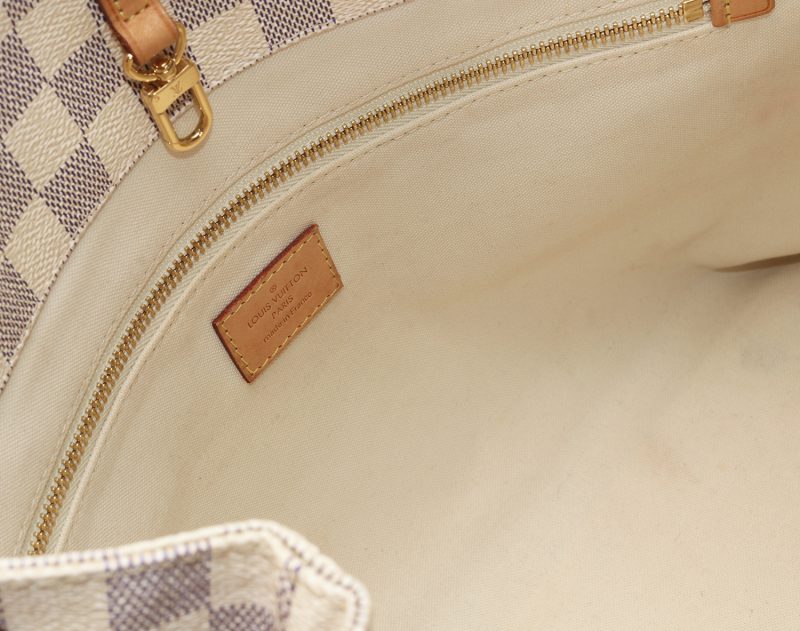 Louis Vuitton Cabas PM Damier Azur "Articles de Voyage" N41376 Pre-Loved Verified by Entrupy - immagine 15