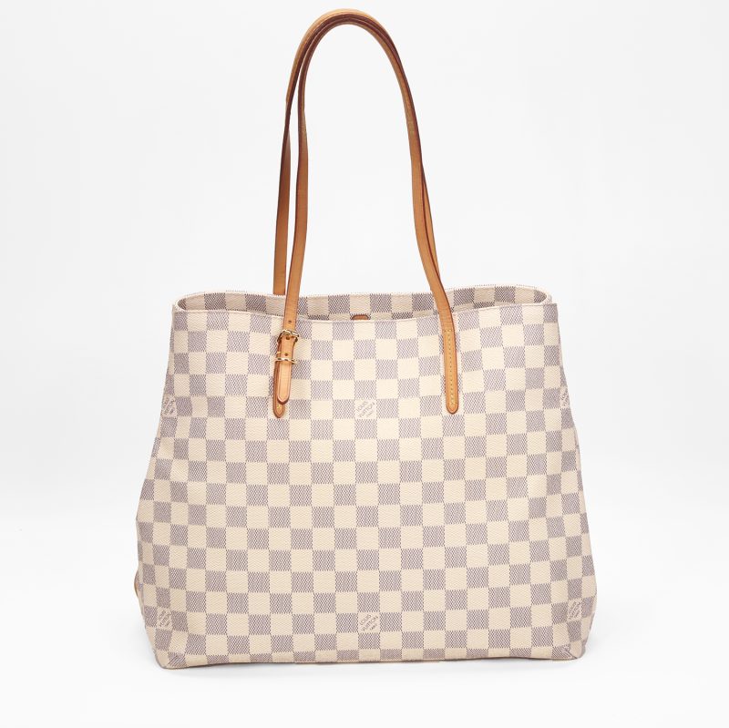 Louis Vuitton Cabas PM Damier Azur "Articles de Voyage" N41376 Pre-Loved Verified by Entrupy - immagine 3