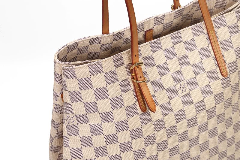Louis Vuitton Cabas PM Damier Azur "Articles de Voyage" N41376 Pre-Loved Verified by Entrupy - immagine 7