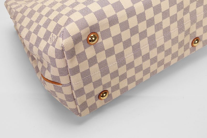 Louis Vuitton Cabas PM Damier Azur "Articles de Voyage" N41376 Pre-Loved Verified by Entrupy - immagine 10