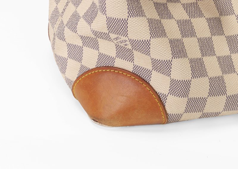 Louis Vuitton Hampstead MM Borsa a Spalla Damier Azur N51206 – Pre-Loved Verificata da Entrupy - immagine 12