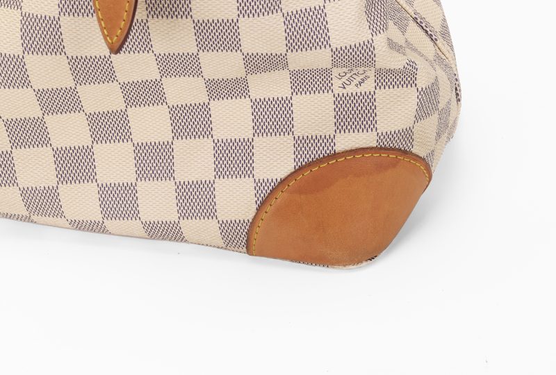 Louis Vuitton Hampstead MM Borsa a Spalla Damier Azur N51206 – Pre-Loved Verificata da Entrupy - immagine 13