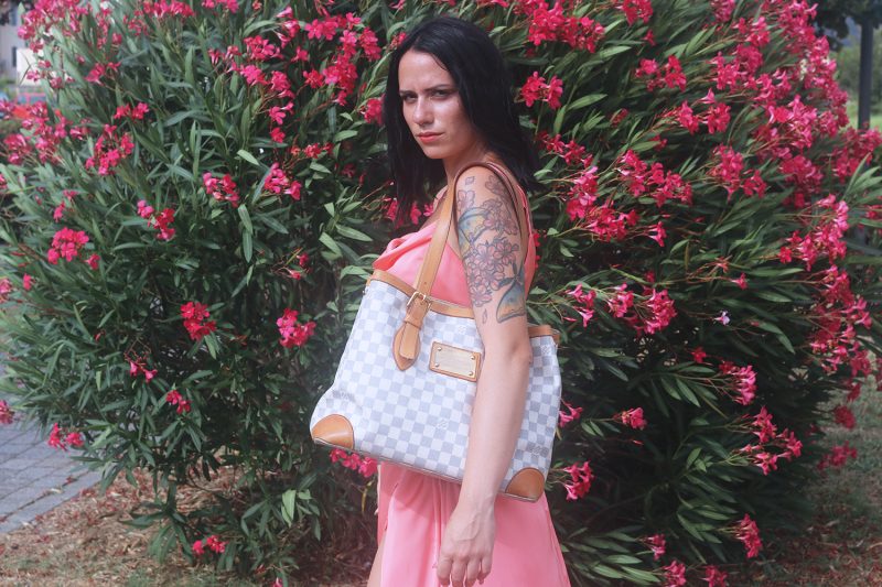 Louis Vuitton Hampstead MM Borsa a Spalla Damier Azur N51206 – Pre-Loved Verificata da Entrupy - immagine 2