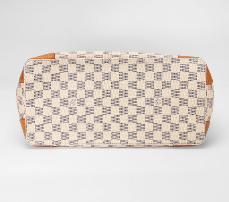 Louis Vuitton Hampstead MM Borsa a Spalla Damier Azur N51206 – Pre-Loved Verificata da Entrupy - immagine 10