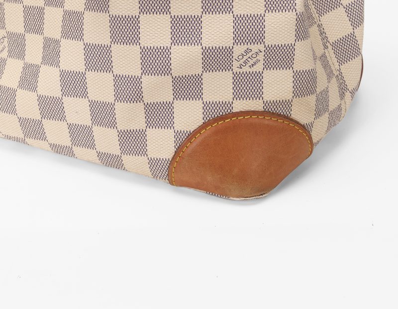 Louis Vuitton Hampstead MM Borsa a Spalla Damier Azur N51206 – Pre-Loved Verificata da Entrupy - immagine 11