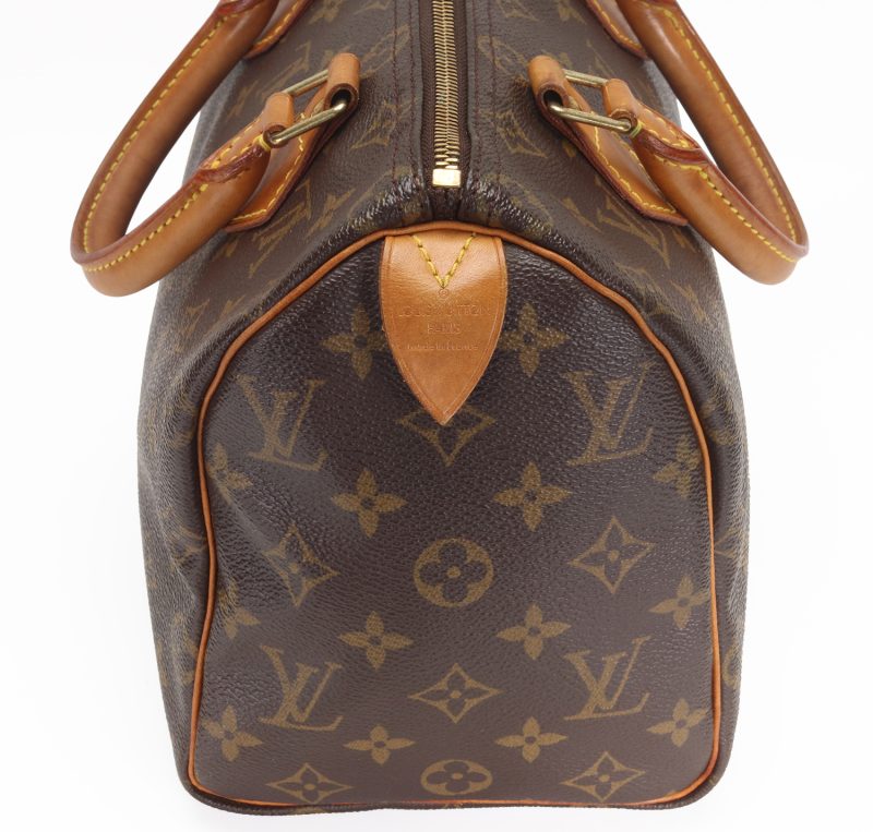 Borsa Louis Vuitton Speedy 25 Monogram M41528 1999 Pre-Loved Verified by Entrupy - immagine 7