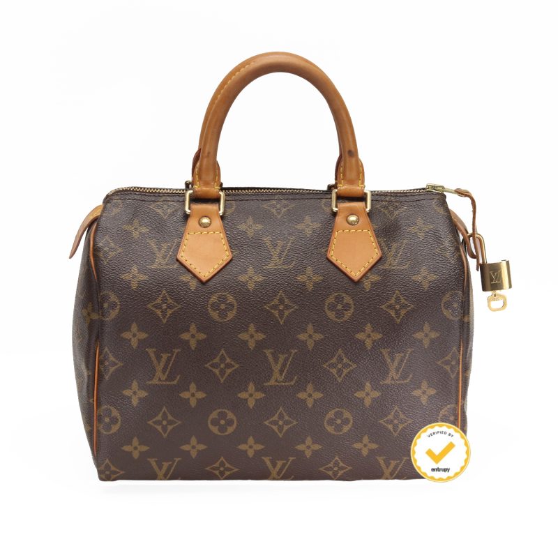 Borsa Louis Vuitton Speedy 25 Monogram M41528 1999 Pre-Loved Verified by Entrupy