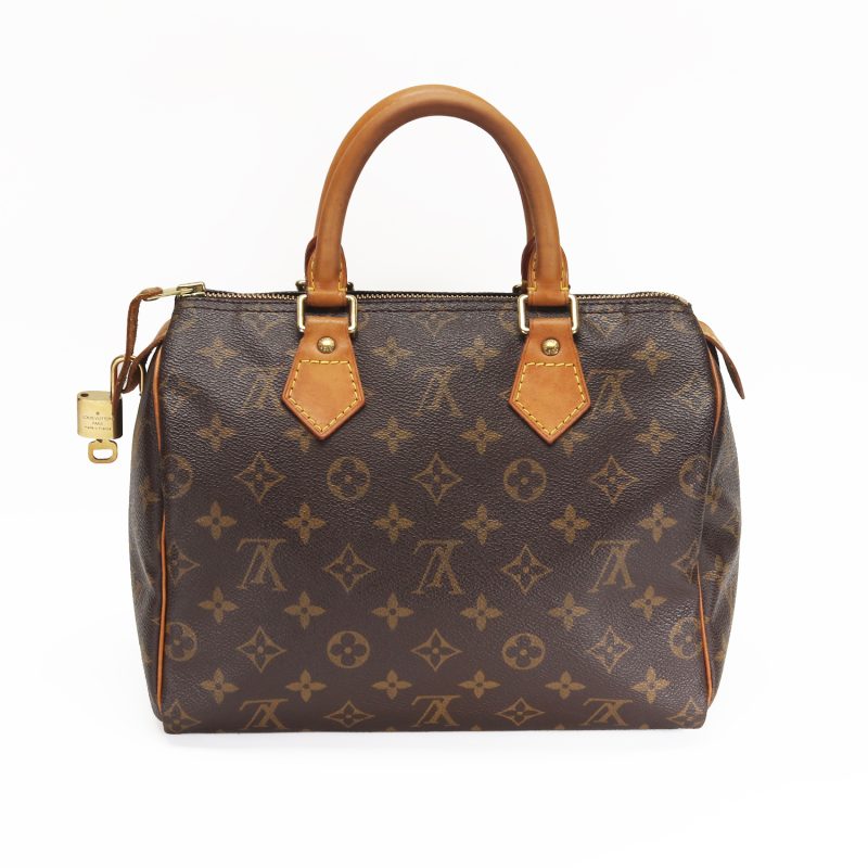 Borsa Louis Vuitton Speedy 25 Monogram M41528 1999 Pre-Loved Verified by Entrupy - immagine 3