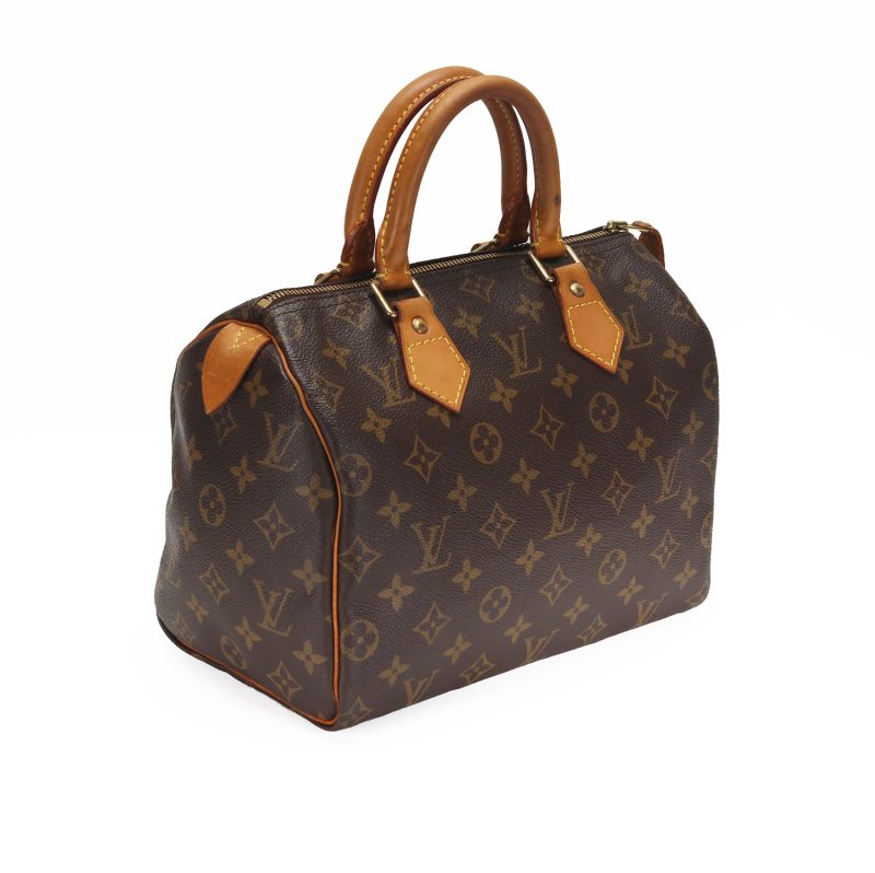 Borsa Louis Vuitton Speedy 25 Monogram M41528 1999 Pre-Loved Verified by Entrupy - immagine 4