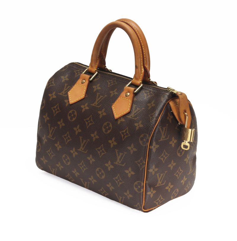 Borsa Louis Vuitton Speedy 25 Monogram M41528 1999 Pre-Loved Verified by Entrupy - immagine 5