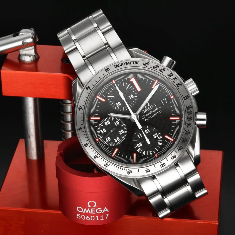 c. 2002 Omega Speedmaster Racing Michael Schumacher 3519.50.00 Mai Indossato – Edizione Limitata - immagine 2