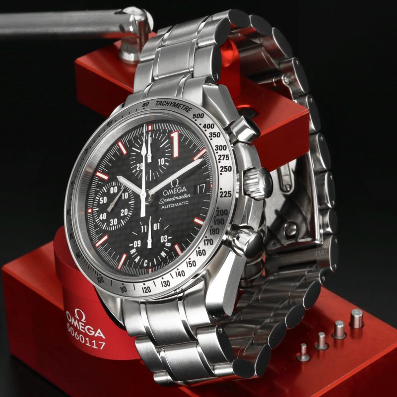 c. 2002 Omega Speedmaster Racing Michael Schumacher 3519.50.00 Mai Indossato – Edizione Limitata - immagine 3