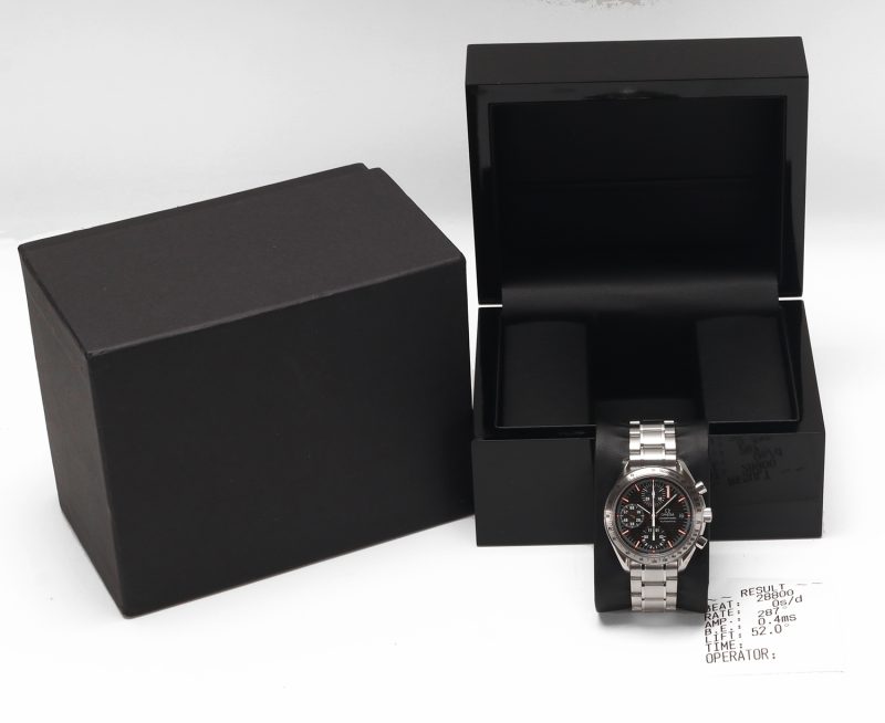 c. 2002 Omega Speedmaster Racing Michael Schumacher 3519.50.00 Mai Indossato – Edizione Limitata - immagine 16