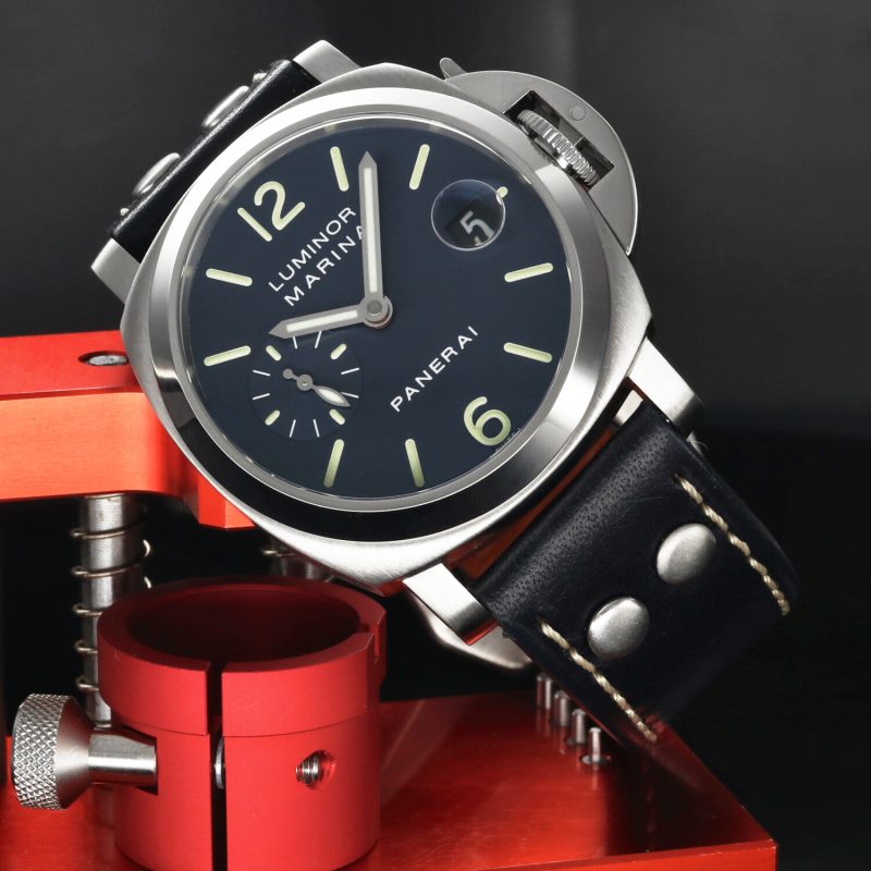 2003 Panerai Luminor Marina Automatico PAM00070 – 40mm, Quadrante Blu, Cinturino in Pelle, Revisione Certificata Panerai - immagine 2