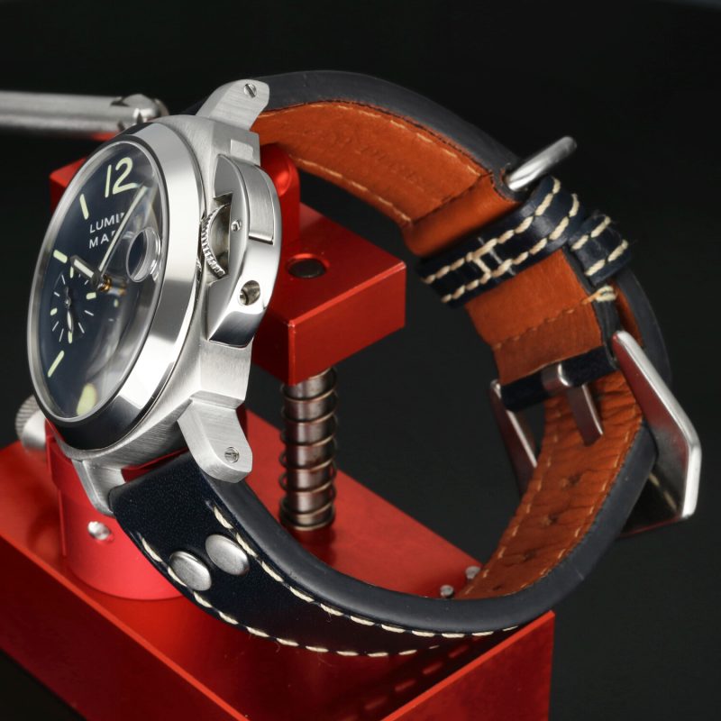 2003 Panerai Luminor Marina Automatico PAM00070 – 40mm, Quadrante Blu, Cinturino in Pelle, Revisione Certificata Panerai - immagine 6