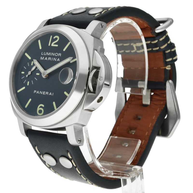 2003 Panerai Luminor Marina Automatico PAM00070 – 40mm, Quadrante Blu, Cinturino in Pelle, Revisione Certificata Panerai - immagine 16