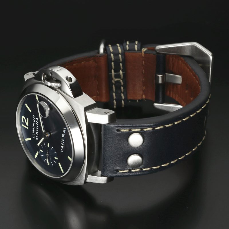 2003 Panerai Luminor Marina Automatico PAM00070 – 40mm, Quadrante Blu, Cinturino in Pelle, Revisione Certificata Panerai - immagine 14