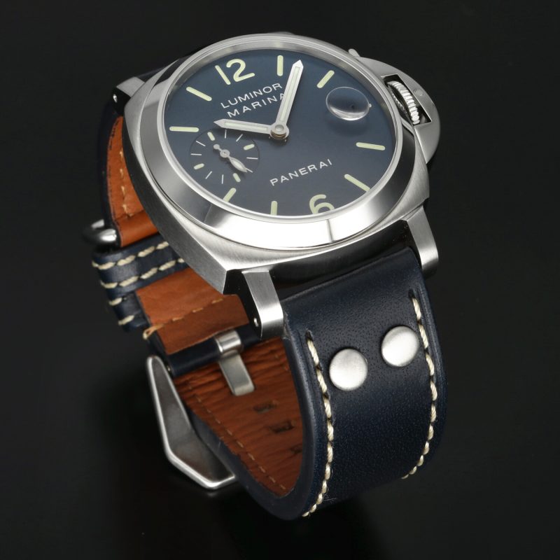 2003 Panerai Luminor Marina Automatico PAM00070 – 40mm, Quadrante Blu, Cinturino in Pelle, Revisione Certificata Panerai - immagine 13