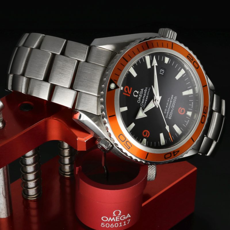 2007 Omega Seamaster Planet Ocean 2208.50.00 45,5mm – Lunetta Arancione & Set Completo - immagine 5