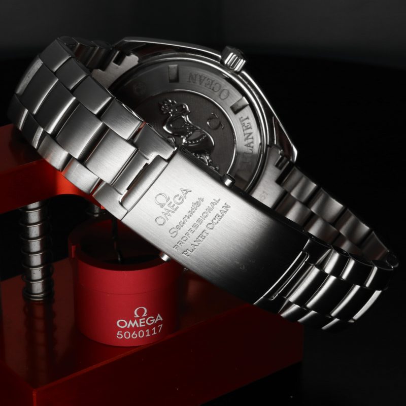 2007 Omega Seamaster Planet Ocean 2208.50.00 45,5mm – Lunetta Arancione & Set Completo - immagine 7