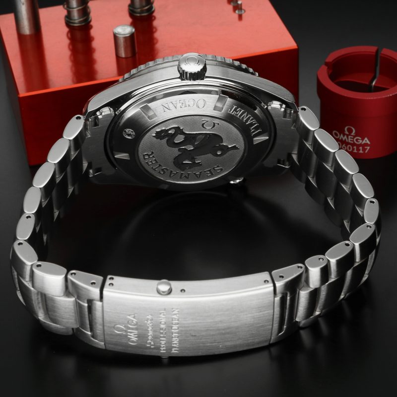2007 Omega Seamaster Planet Ocean 2208.50.00 45,5mm – Lunetta Arancione & Set Completo - immagine 11