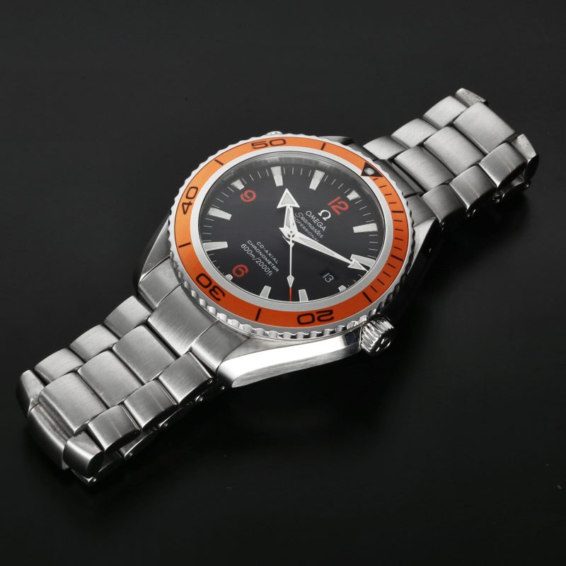 2007 Omega Seamaster Planet Ocean 2208.50.00 45,5mm – Lunetta Arancione & Set Completo - immagine 12