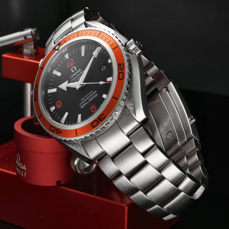 2007 Omega Seamaster Planet Ocean 2208.50.00 45,5mm – Lunetta Arancione & Set Completo - immagine 3
