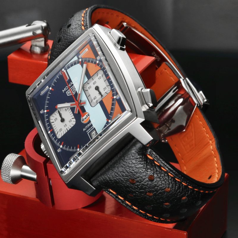 2018 TAG Heuer Monaco Gulf 50th Anniversary CAW211T.FC6440 – Edizione Limitata 50 Pezzi – Full Set - immagine 4