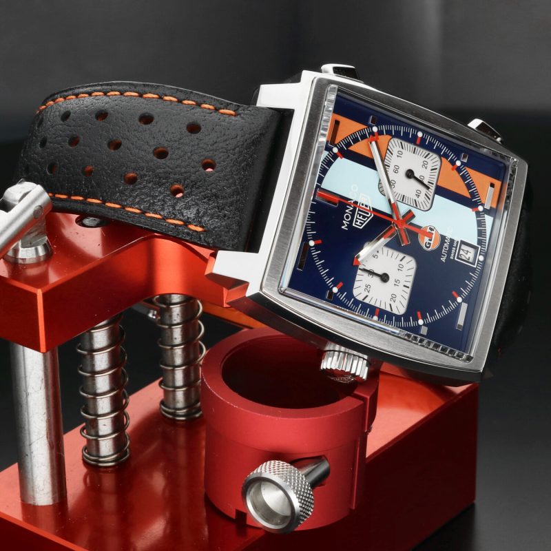 2018 TAG Heuer Monaco Gulf 50th Anniversary CAW211T.FC6440 – Edizione Limitata 50 Pezzi – Full Set - immagine 5