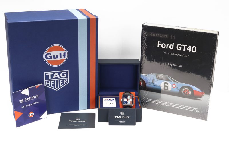 2018 TAG Heuer Monaco Gulf 50th Anniversary CAW211T.FC6440 – Edizione Limitata 50 Pezzi – Full Set - immagine 17