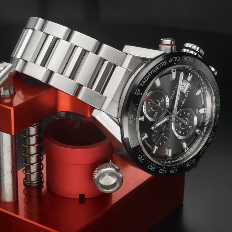 2018 TAG Heuer Carrera Heuer 01 Ref. CAR201W.BA0714 Grey Dial – Full Set – Never Polished - Image 6