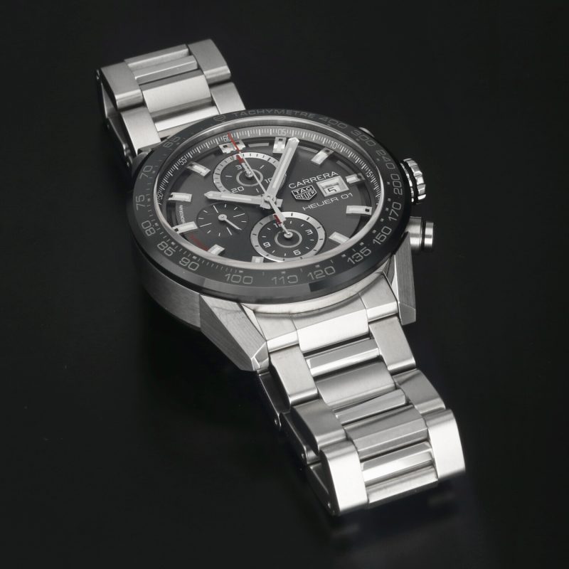 2018 TAG Heuer Carrera Heuer 01 Ref. CAR201W.BA0714 Grey Dial – Full Set – Never Polished - Image 12