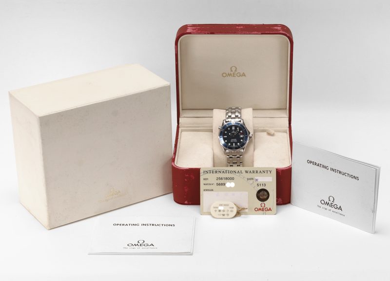 c. 1999 Omega Seamaster 300M 36mm “Bond” Ref. 2561.80.00 – Box & Papers – Unpolished - Image 16