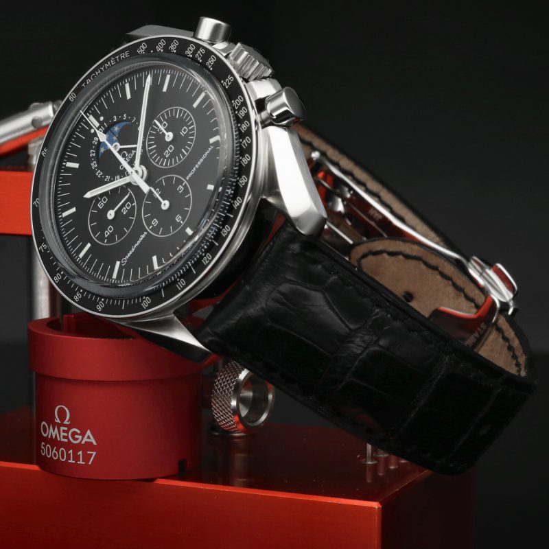 c. 2005 Omega Speedmaster Professional Moonphase 3876.50.31 – Quadrante Nero, Vetro Zaffiro - immagine 4