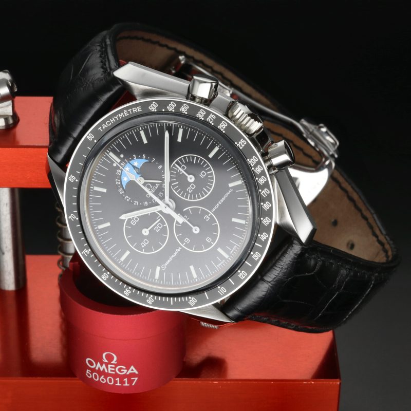 c. 2005 Omega Speedmaster Professional Moonphase 3876.50.31 – Quadrante Nero, Vetro Zaffiro - immagine 3